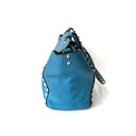 Valentino Garavani Rockstud Grainy Leather Tote Bag